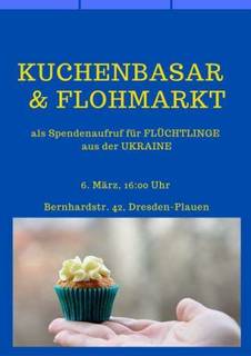 s_kuchen basar - flohmarktklein-1 | Kath. Pfarrei Selige Märtyrer vom Münchner Platz - Aktuelles - Kuchenbasar & Flohmarkt für die Ukraine